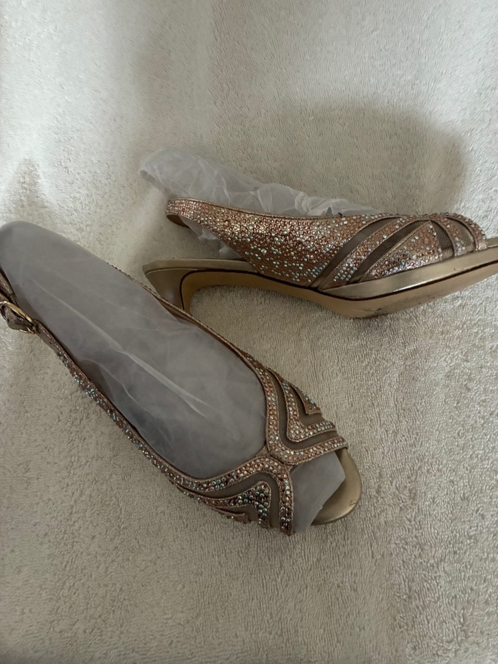 Alex Marie sling back heels 6M